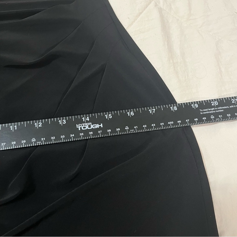 Lauren Ralph Lauren Women’s Classy Black Jersey Stretch Cowlneck Dress Size 8 - Picture 5 of 9